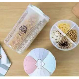 Cereal & Dry Food Storage Containers - 4 Grid, 2 image