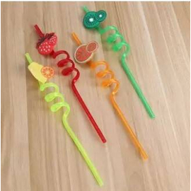 Spiral Straw for Kids & Party Useful for Juice Drinks-Set of 4 pics, 2 image