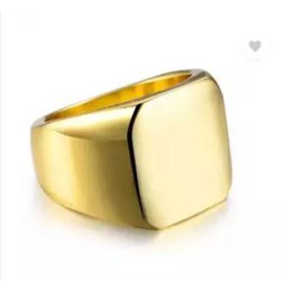 Yellow Gold Plated Ring Best Titanium Steel Ring Gold Alloy, 3 image