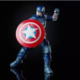 Super Hero Captain America 6 Inch with Lighting figure Toy for kid-Black, 5 image
