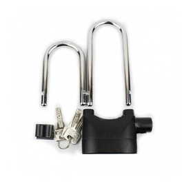 Security Bicycle Alarm Lock Anti-Theft Padlock SIZE Big-Black, 4 image