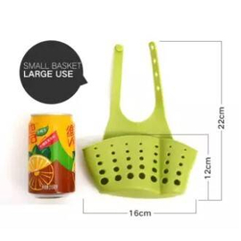 Kitchen Hanging Drainage Bag Shop Basket-Multicolor, 3 image