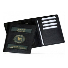 Passport Cover Holder-Black