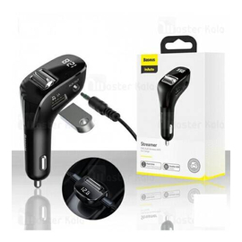 Baseus Streamer F40 AUX Wireless MP3 Dual USB 3A Car Charger