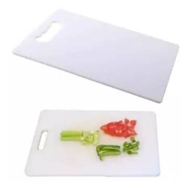 Plastic Cutting Board (White Pack of 1)