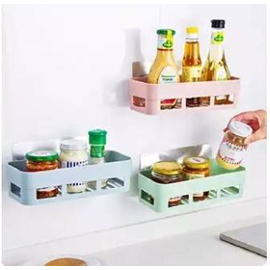 1Pc Multipurpose Kitchen Bathroom Shelf Wall Holder Storage Rack, 5 image