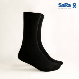 SaRa SARA LONG SOCKS (21LS1-STRIPE/CHECK/Black)