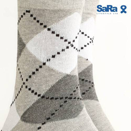 SaRa SARA LONG SOCKS (21LS1-CHECK), 2 image
