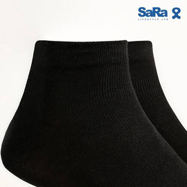 SaRa SARA SHORT SOCKS (21AS1-Black), 2 image