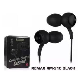 Remax RM 510 In-Ear Earphone With Metal Box-Black