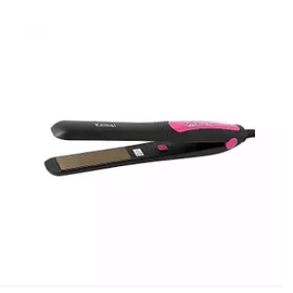 Professional Hair Straightner KM-328  Black and Pink.