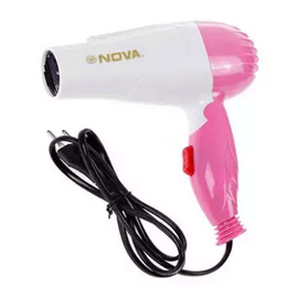 Professional Hair Dryer NV-658 - White and Pin.