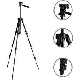 Tripod Camera and Mobile Stand - Black
