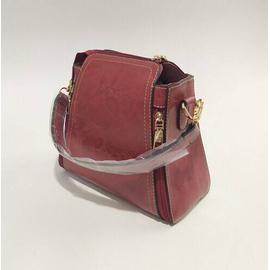 Bucket Ladies Bag, Color: Red, 2 image