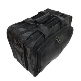 Alcapone Briefcase Bag, Color: Black, 4 image