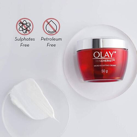 Olay Regenerist Micro sculpting Day Moisturizer (non SPF) 50g with Cleanser pack- 100g, 3 image