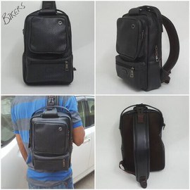 Bikers X Crossbody Bag- Black, 4 image