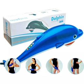 Electric Dolphin Massager Back Massage Hammer Vibration Infrared Stick Roller Cervical