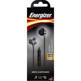 Energizer UBA15 BK Wired Earphones - Black, 2 image