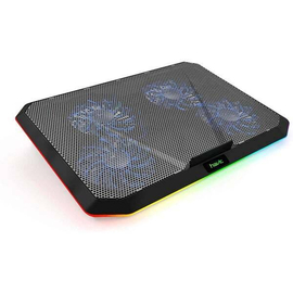 Havit F2076 Gaming Laptop Cooling Pad for 12-17 Inch Laptop with 4 Quiet Fans & RGB Backlight, 3 image