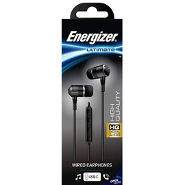 Energizer Earphones UIC30 Metal TypeC Digital Black, 2 image
