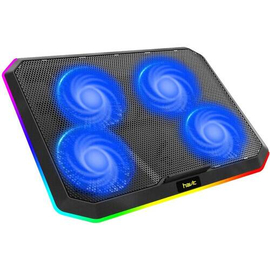 Havit F2076 Gaming Laptop Cooling Pad for 12-17 Inch Laptop with 4 Quiet Fans & RGB Backlight