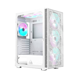 Montech X3 MESH RGB Lighting Mid-Tower ATX Gaming Case White, 4 image