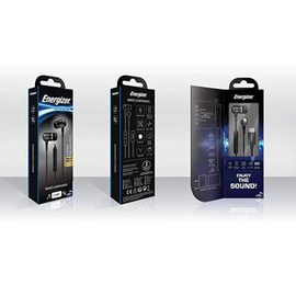 Energizer Earphones UIC30 Metal TypeC Digital Black, 4 image