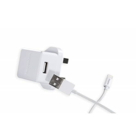 Wall Charger - 1A - 1USB - UK plug - Lightning Cable Included, 2 image