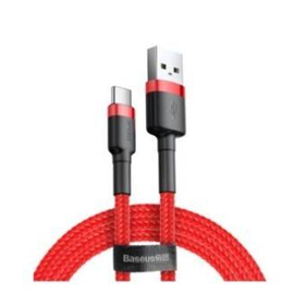 Baseus Halo Data Cable USB For Type-C 3A 1m Red (CATGH-B09)