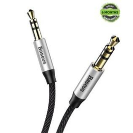 Baseus Yiven Audio Cable M30 1M Silver+Black (CAM30-BS1)