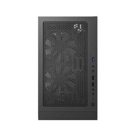 Montech X3 Glass High Airflow Atx Mid Tower Gaming Case (Black ), 3 image