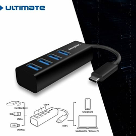 USB-C to USB-A 3.0 Hub-HC304A, 2 image