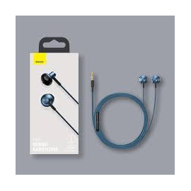 Baseus Encok 3.5mm Wired Earphone H19 Blue, 3 image