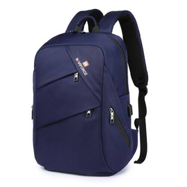 NAVIFORCE B6804 School Bag 16 inch Laptop USB Rucksack Anti Theft Men Backbag Travel - Blue