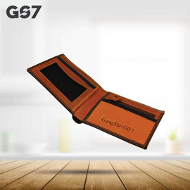 GS7 Men's Bifold Chocolate Short Wallet, 2 image