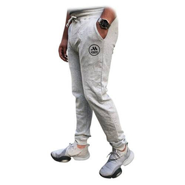 Men's Cotton Trouser - Grey AMTRO 76, Size: M, 3 image