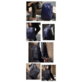 NAVIFORCE B6804 School Bag 16 inch Laptop USB Rucksack Anti Theft Men Backbag Travel - Blue, 3 image