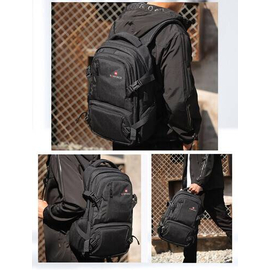 NAVIFORCE B6806 Fashion Business Backpacks Men Style High Quality PU Waterproof Travel Bag - Black, 4 image