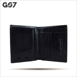 GS7 Men's Bifold Black Short Wallet, 3 image