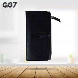 Unisex GS7 Leather Long Bifold Wallet, 4 image