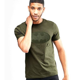 Men's Cotton T-Shirt AMTB 11-Green, Size: L