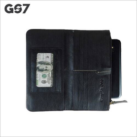 Unisex GS7 Leather Long Bifold Wallet, 2 image
