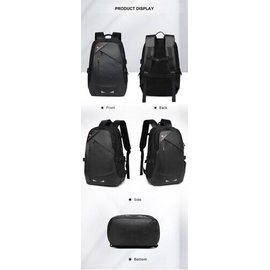 NAVIFORCE B6807 Quality Nylon Waterproof Travel Backpacks Fashion Multifunction Large Capacity and USB - Black, 11 image