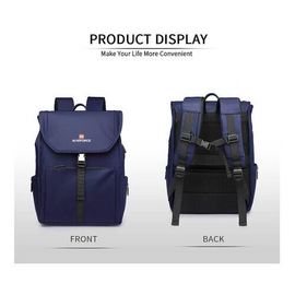 NAVIFORCE NFB6802 CF Blue Waterproof Mens Backpack with Separate Laptop Compartment Sport Business Bag - CF Blue, 8 image