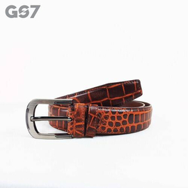 B80. Most Stylish Casual Croco Leather Belt For Men, 3 image