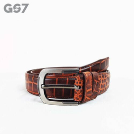 B80. Most Stylish Casual Croco Leather Belt For Men