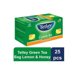 Tetley Green Tea Bag - Lemon & Honey 25pcs