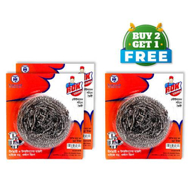 Rok Dishwashing Mega Steel Scourer (Buy 2 Get 1 Free)