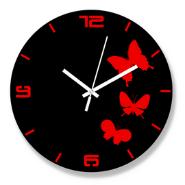 Valentine Thematic Wooden Board Wall Clock DCF-1036